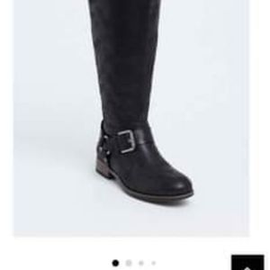 Tall Faux Oiled Boots